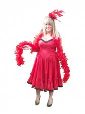 Costume Ladies Moulin Rouge Can Can Saloon Girl Costume Image