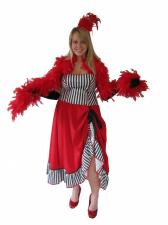 Costume Ladies Moulin Rouge Can Can Saloon Girl Costume Image