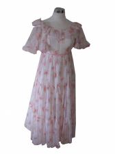 Costume Girls Vintage Original 1970s Maxi Dress Image