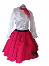Costume Ladies 1950s Grease Fancy Dress Costume Image