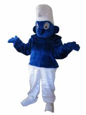 Costume Adult 1980s Smurf Mascot Costume Image