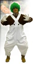 Costume Adult Umpa Lumpa Chocolate Factory Worker Costume Image