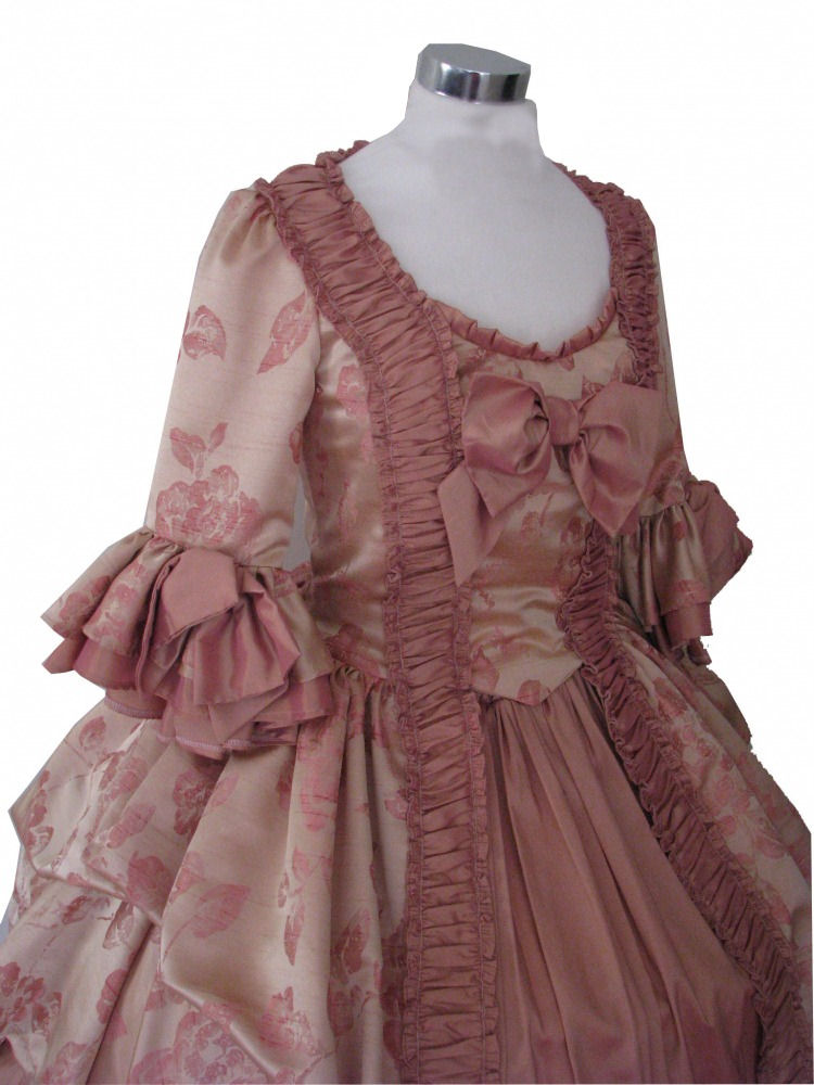 Ladies 18th Century Marie Antoinette Masked Ball Costume Image