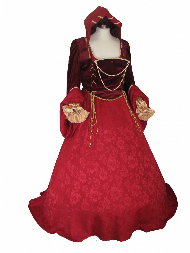 Ladies Deluxe Medieval Tudor Catherine Of Aragon Costume Complete ladies-deluxe-medieval-tudor-catherine-of-aragon-costume-complete