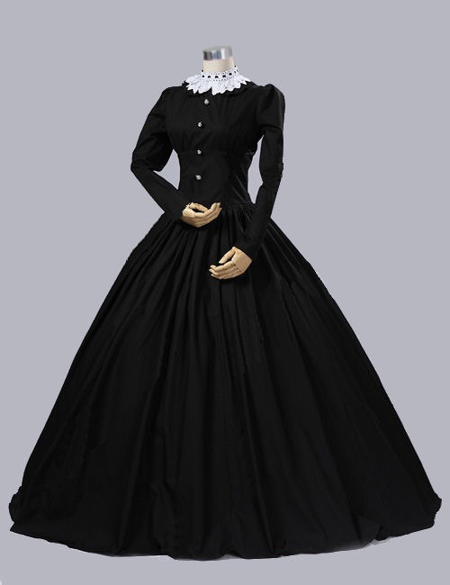 Ladies Victorian Queen Victoria Day Costume Image