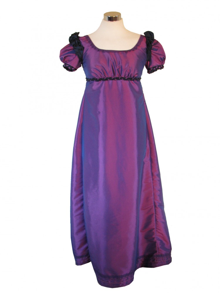 Ladies Regency Evening Ballgown Costume Complete Costumes, Costume Hire