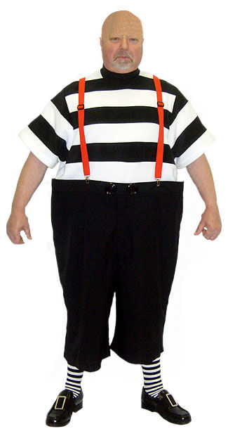 Mens Tweedle Dum Alice in Wonderland Costume Image