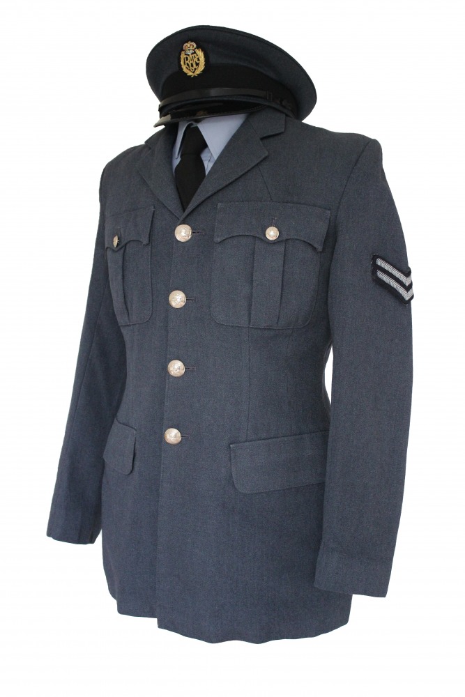 Men's 1940s Wartime RAF Uniform Jacket Chest 38" Image