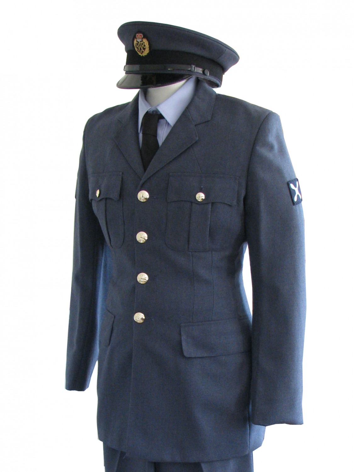 Men's 1940s Wartime RAF Uniform Jacket Chest 38" Image