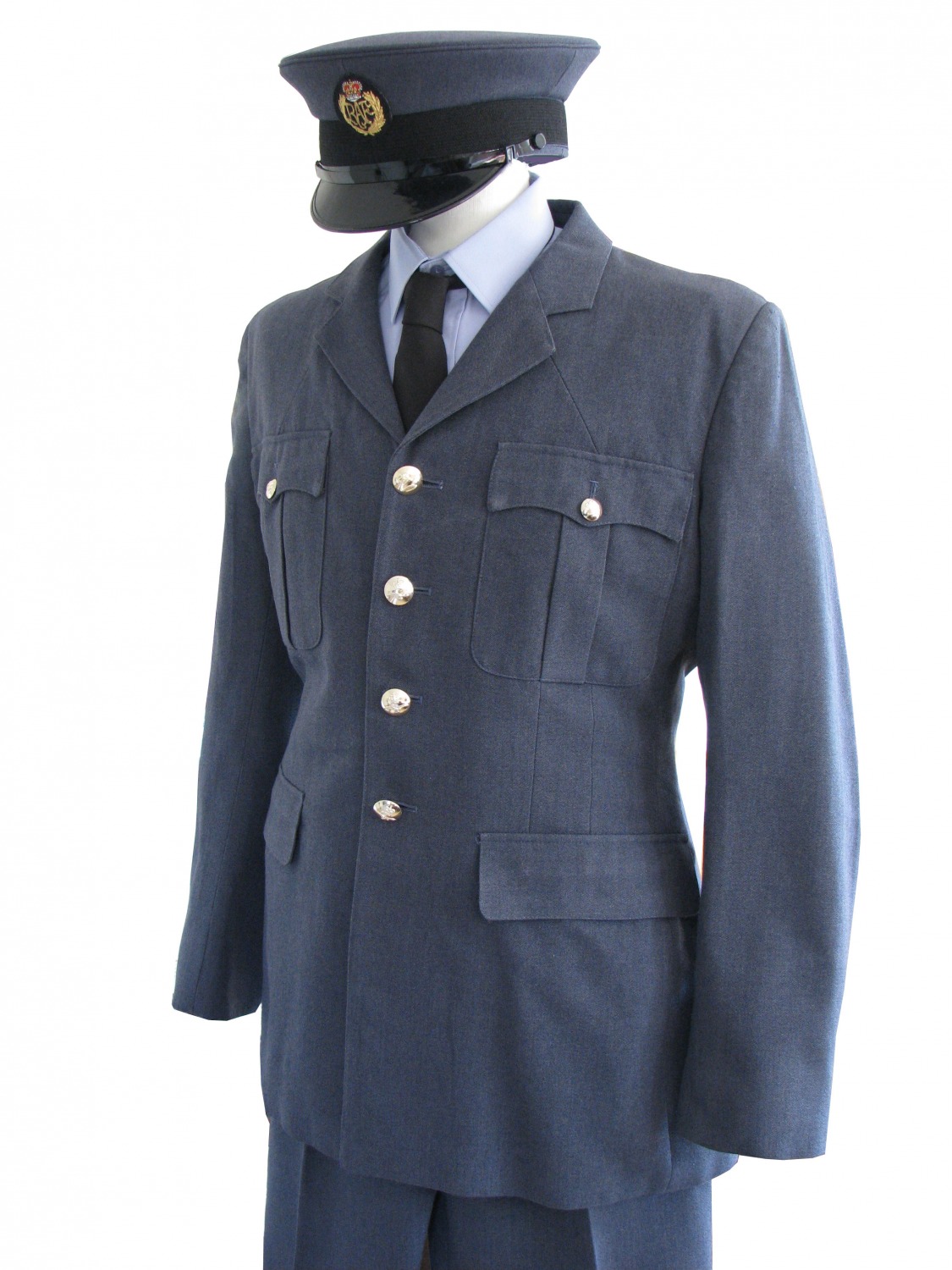 Men's 1940s Wartime RAF Uniform Jacket Chest 42" Image