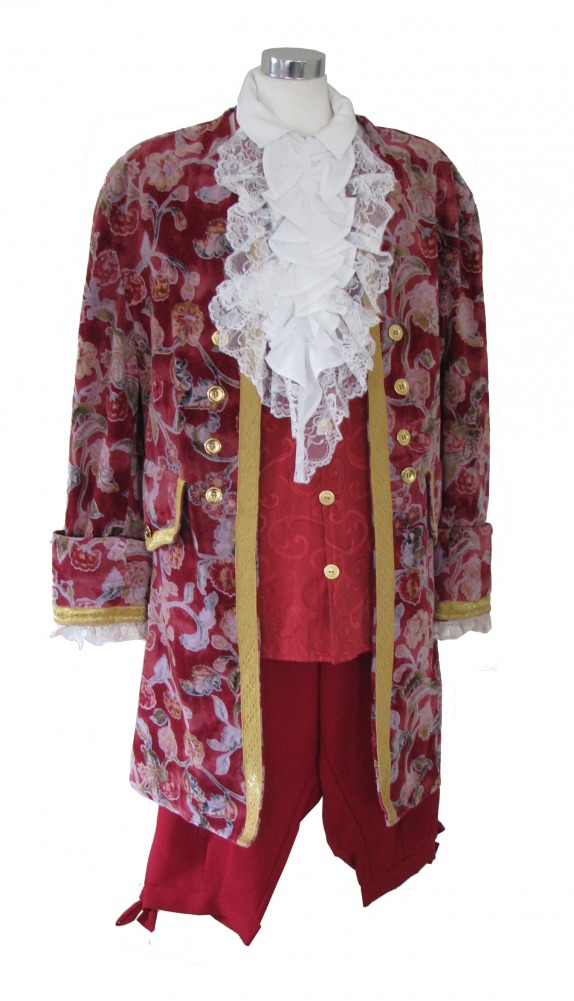 Men's 18th Century Masked Ball Costume Image