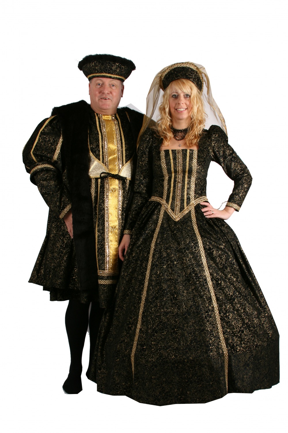 Men's Medieval Tudor Henry V111 Costume Image