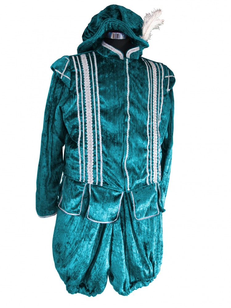 Men's Medieval Tudor Costume Image