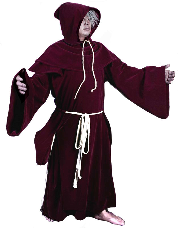 Mens Medieval Monk Costume Image
