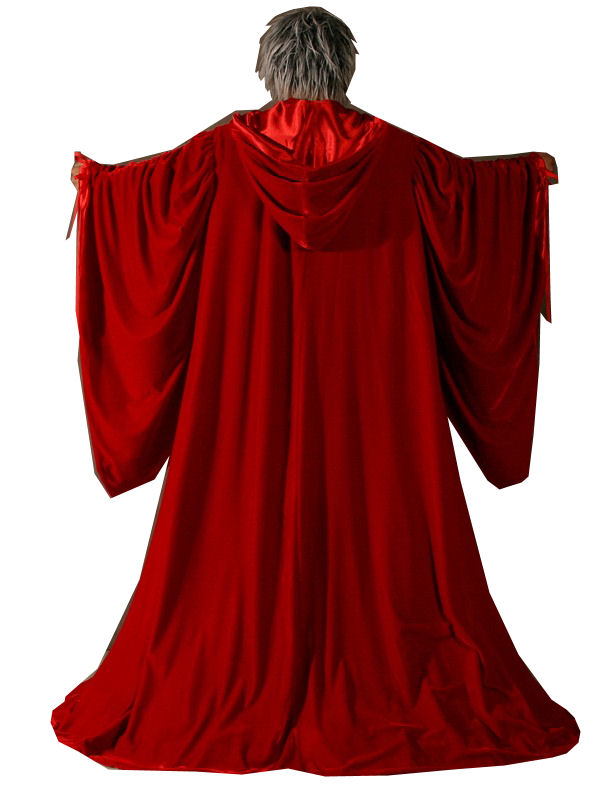 Mens Medieval Cloak Christmas Costume Image