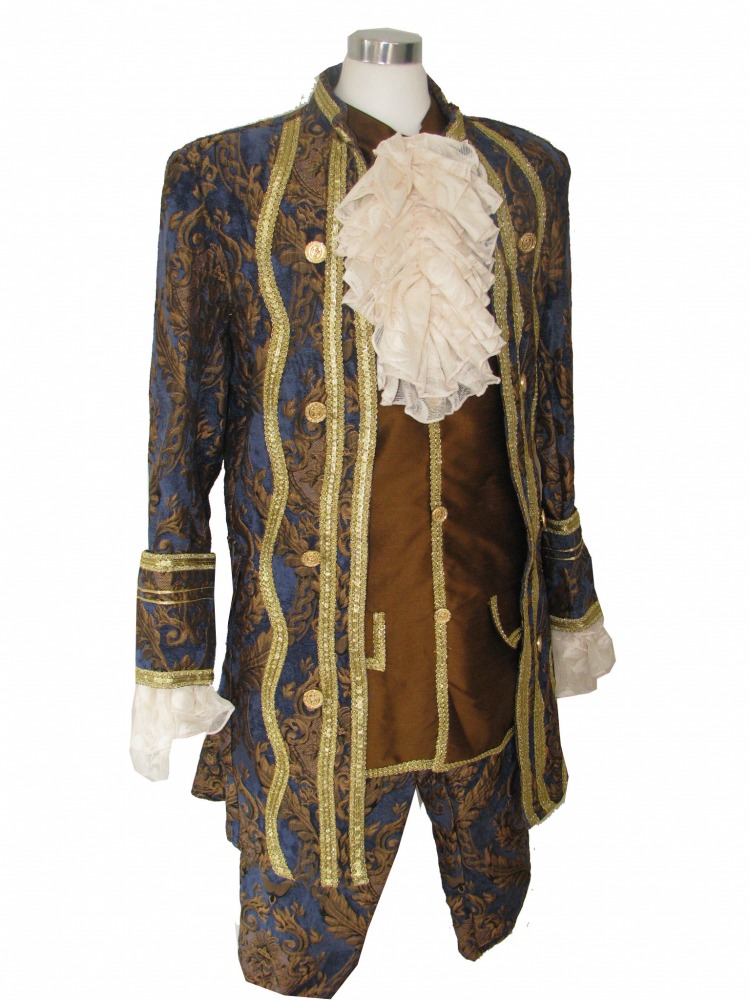 Men's Deluxe 18th Century Masked Ball Costume Image