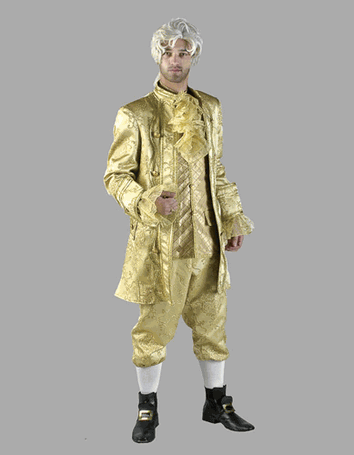 Men's Deluxe 18th Century Masked Ball Costume Image