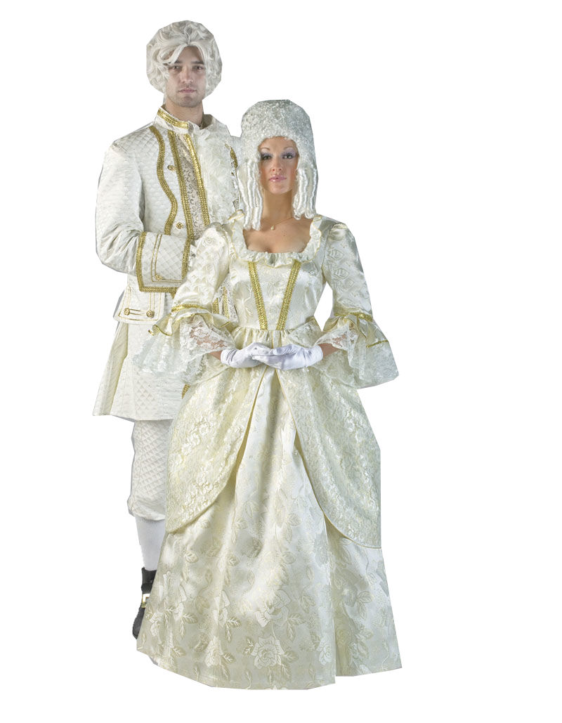 Men's Deluxe 18th Century Masked Ball Costume Image
