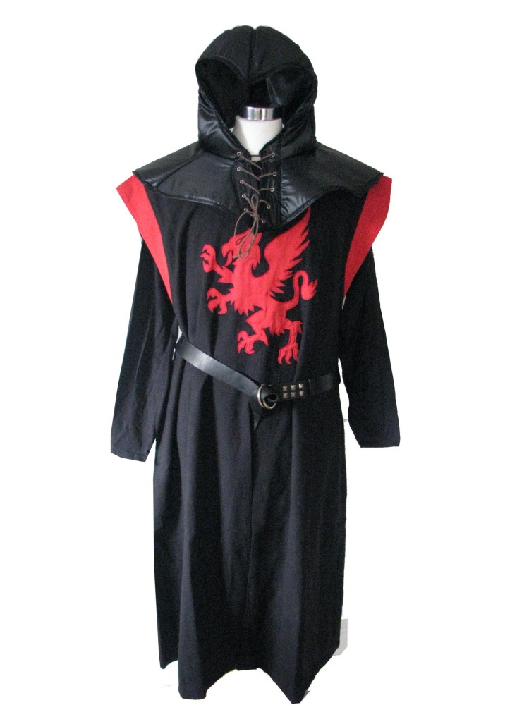 Men's Medieval Knight Tabard Costume Image