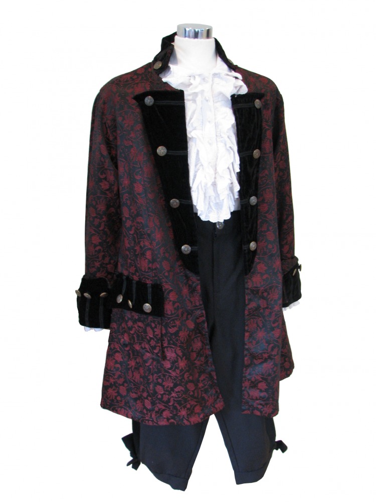 Men's 18th Century Masked Ball Costume Image