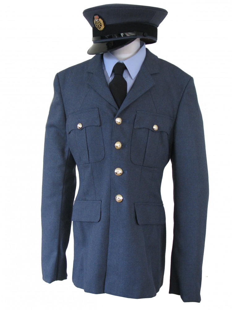 Men's 1940s Wartime RAF Uniform Jacket Chest 36" Image