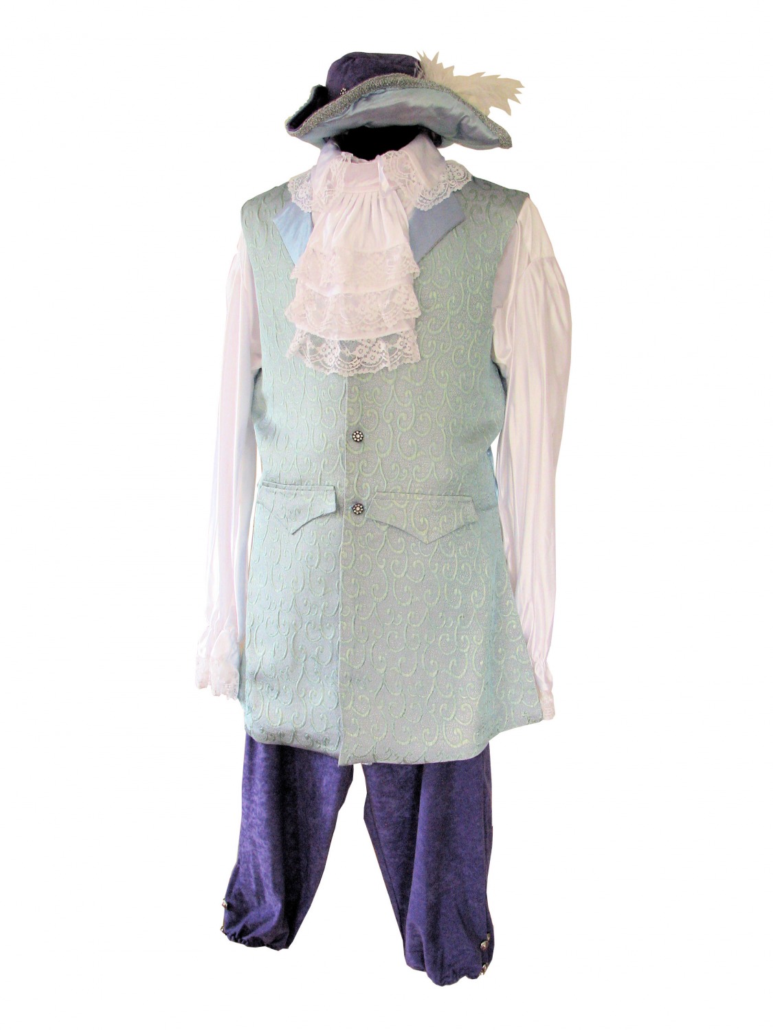 Men's Deluxe Louis X1V 18th Century Masked Ball Costume Image