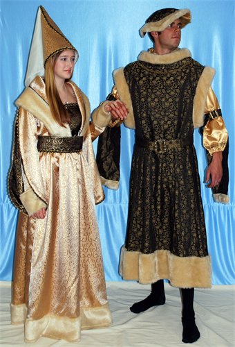Men's Medieval Tudor King Costume Image