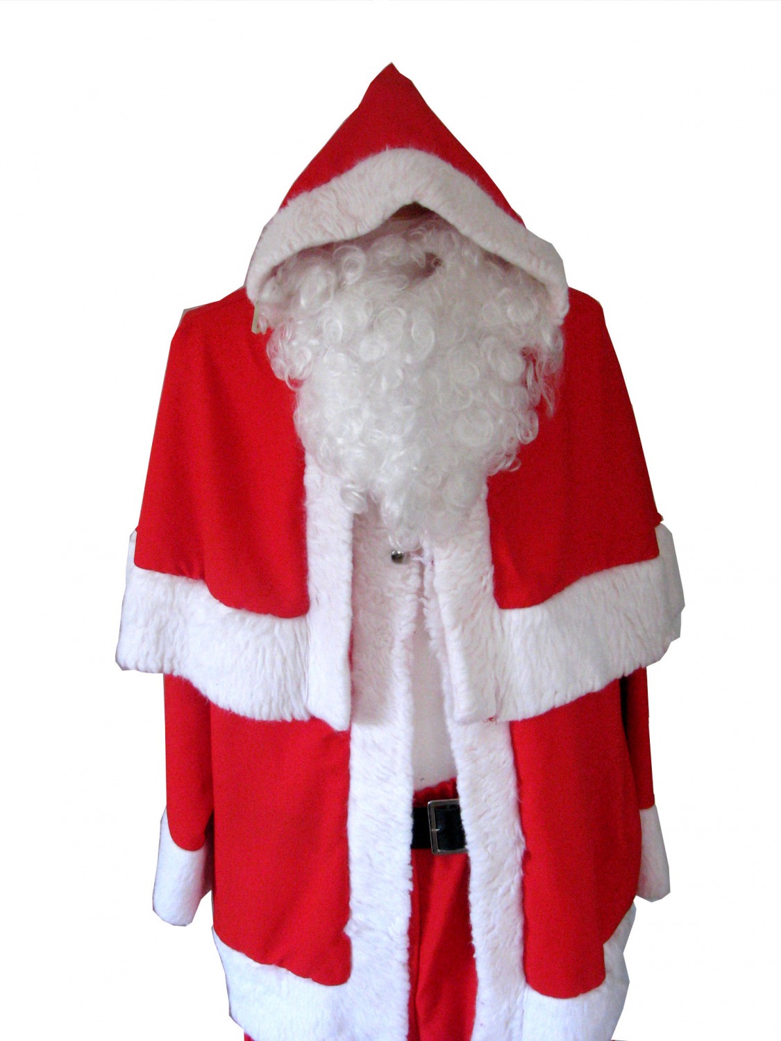 Men's Quality Deluxe Father Christmas Santa Costume - Complete Costumes,  Costume Hire