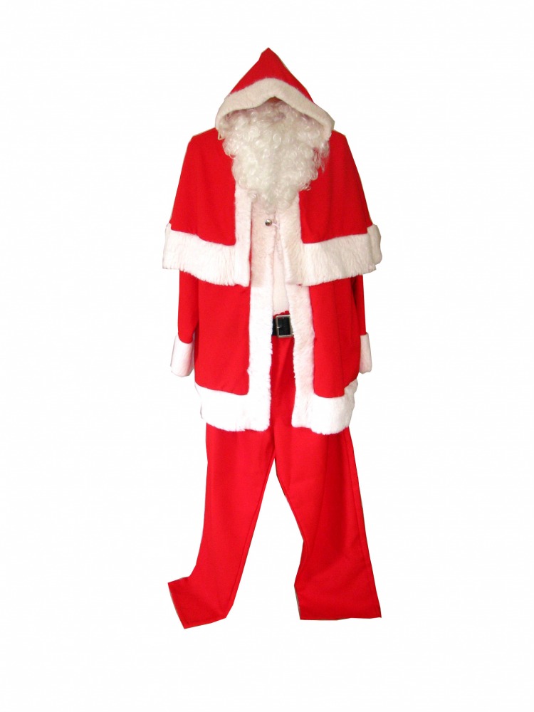 Men's Quality Deluxe Father Christmas Santa Costume Image