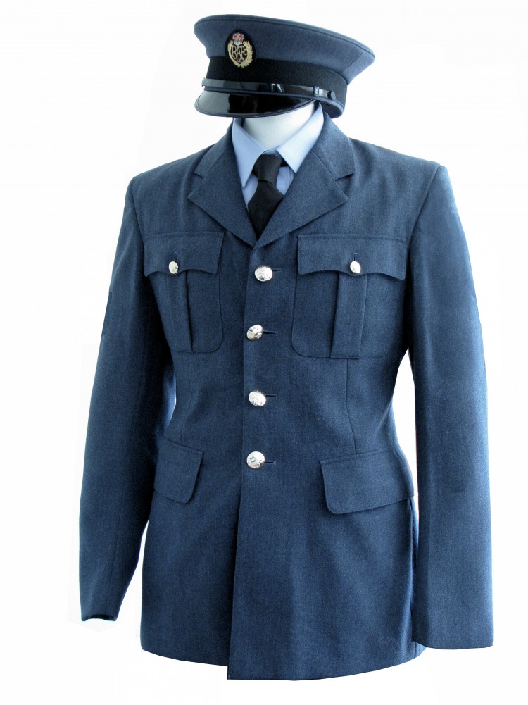 Men's 1940s Wartime RAF Uniform Jacket Chest 32" Image