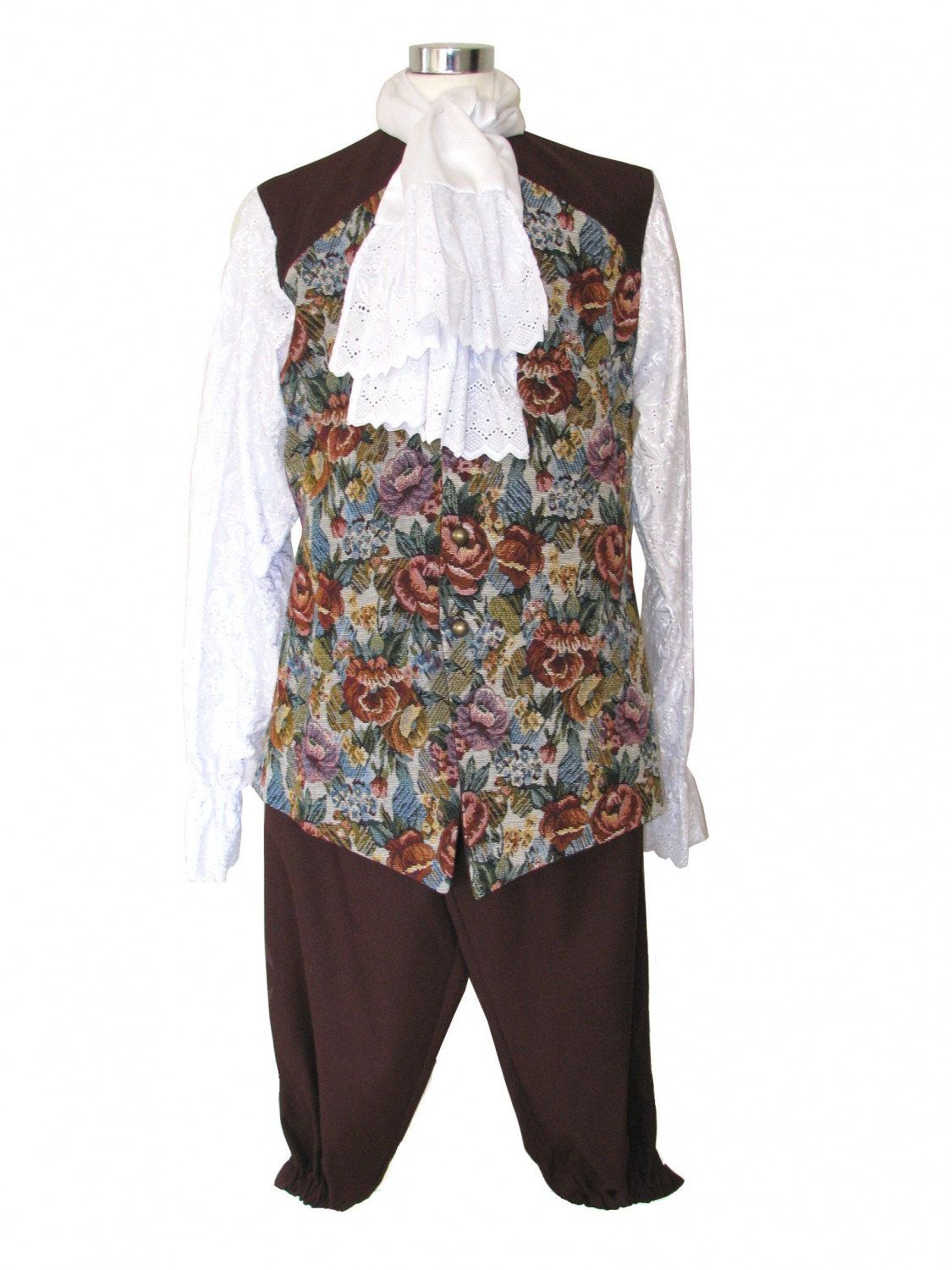 Men's Deluxe 18th Century Masked Ball Costume Image