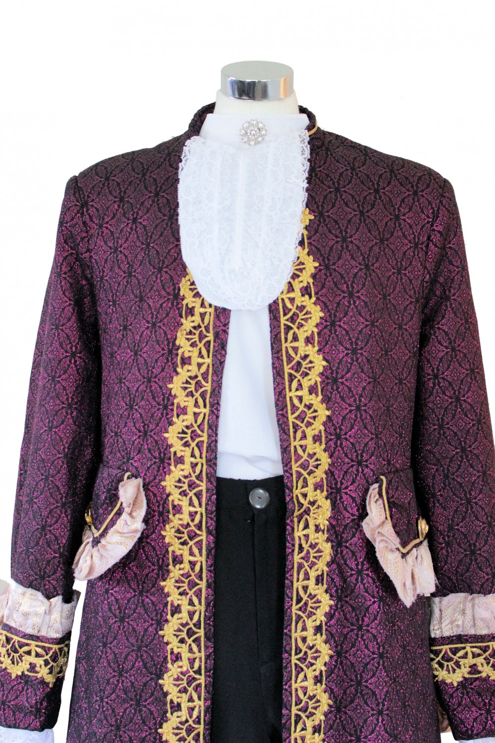 Men's Deluxe 18th Century Masked Ball Costume Image