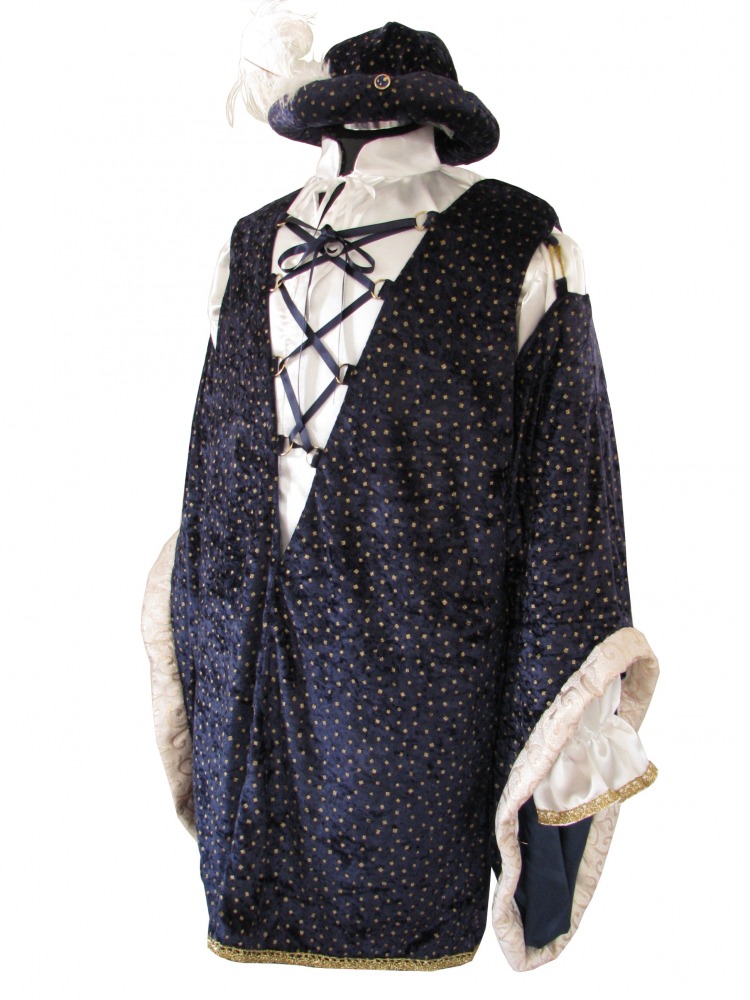 Men's Medieval Tudor Costume Image