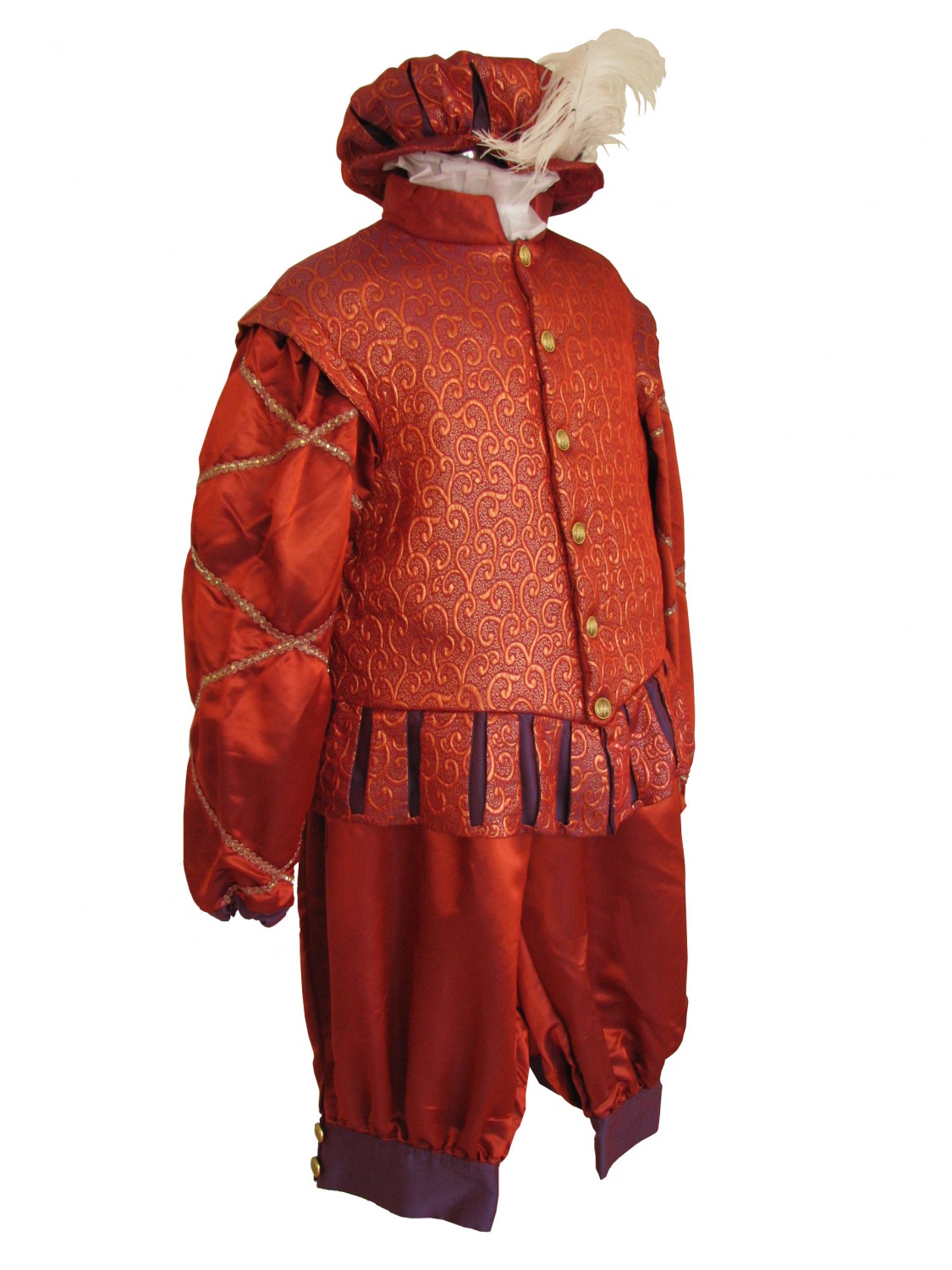 Men's Tudor Elizabethan Sir Walter Raleigh Costume Image