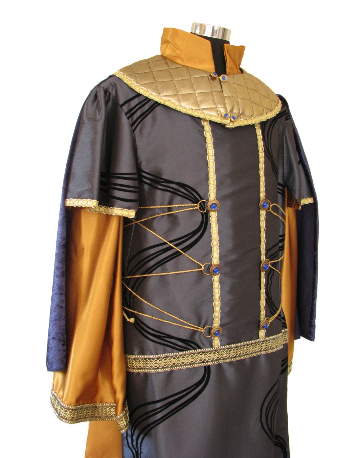 Men's Medieval Tudor King Costume Image