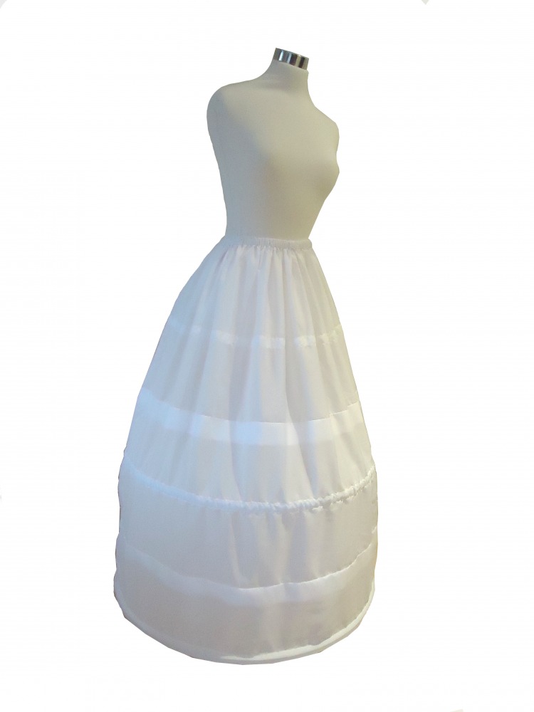 Ladies Medieval Victorian Two Hooped Underskirt Image