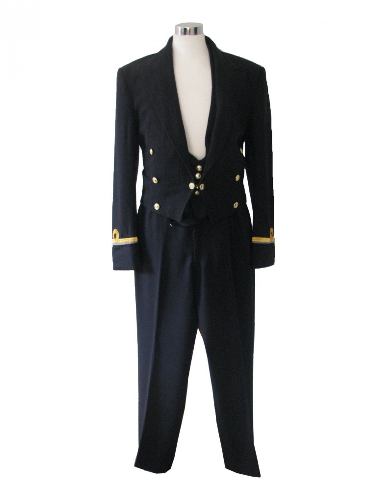 Men's 1940s Wartime Navy Officer Uniform - Complete Costumes, Costume Hire