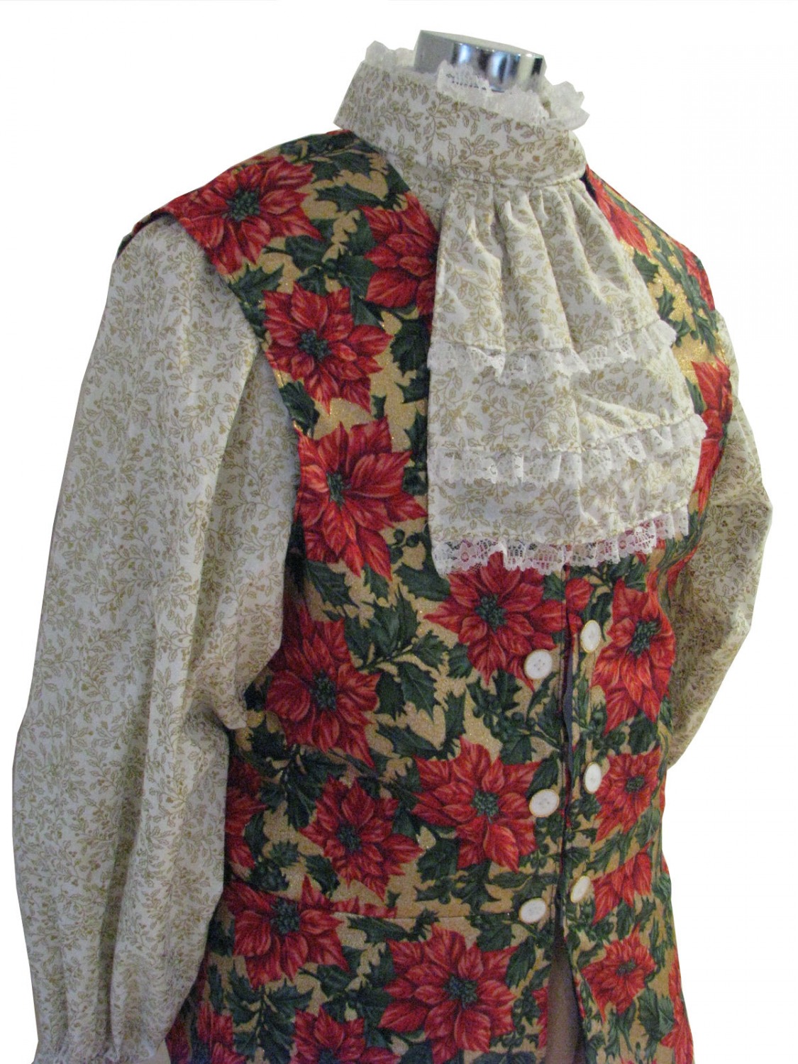 Men's Georgian Christmas Masked Ball Costume Image