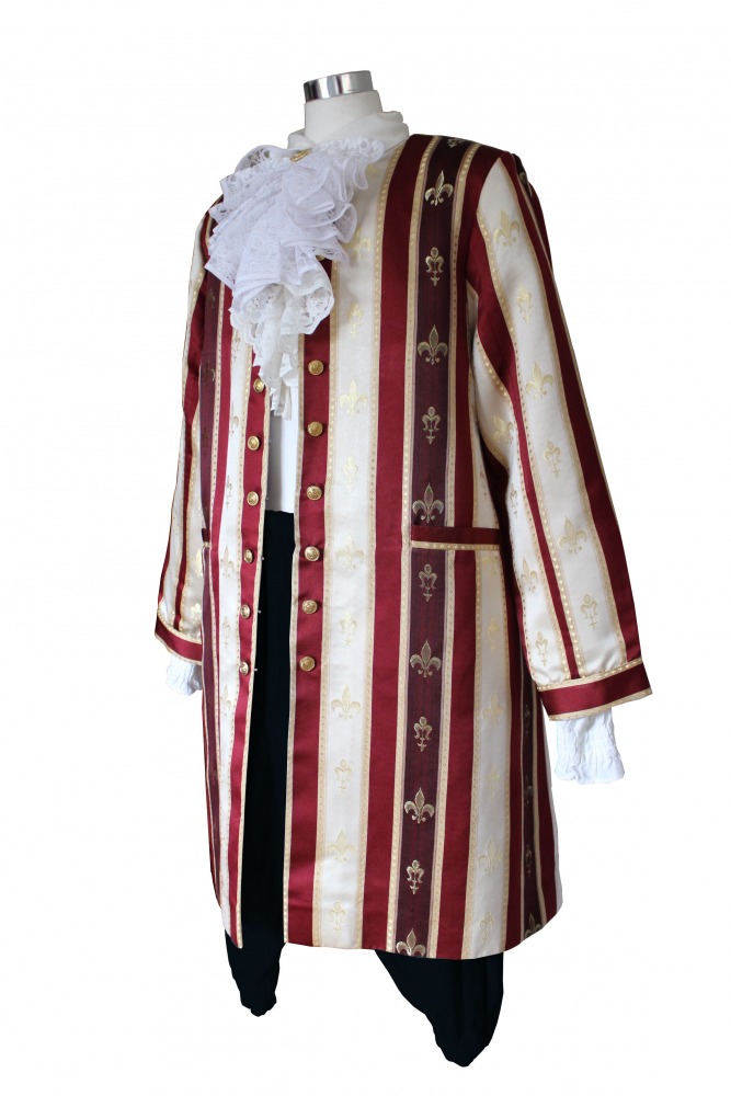 Men's Deluxe 18th Century Masked Ball Costume Image