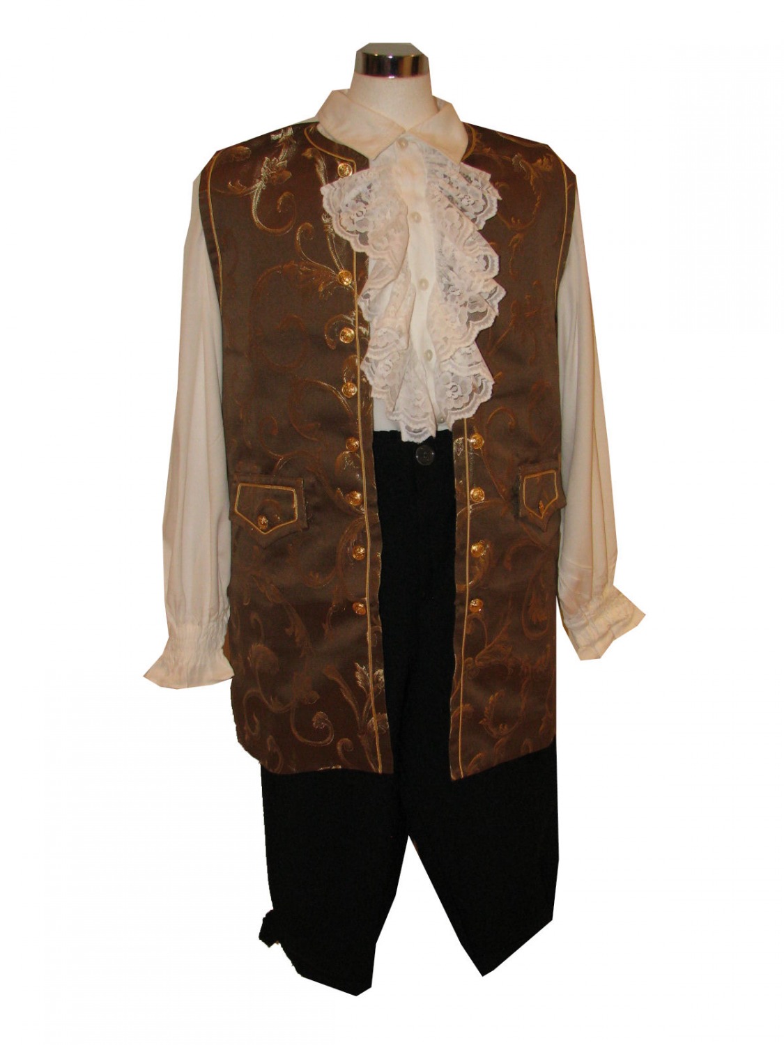 Men's 18th Century Georgian Masked Ball Costume Image