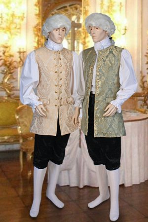 Men's 18th Century Georgian Masked Ball Costume Image