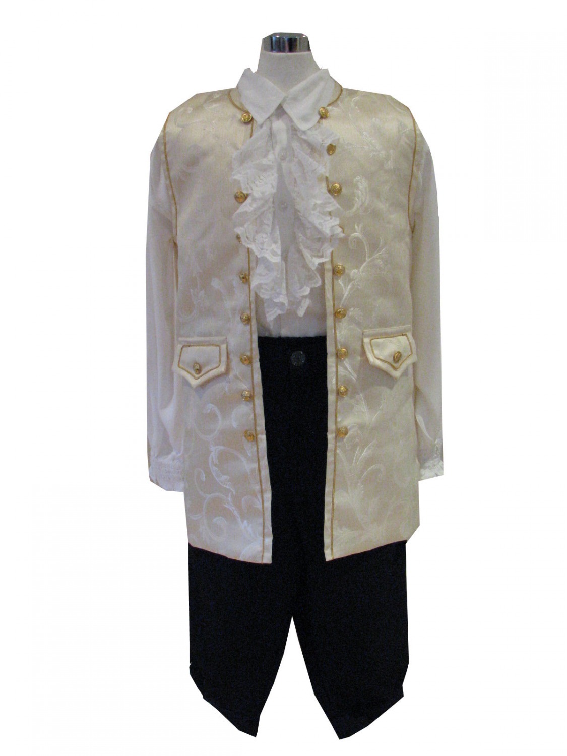 Men's 18th Century Georgian Masked Ball Costume Image