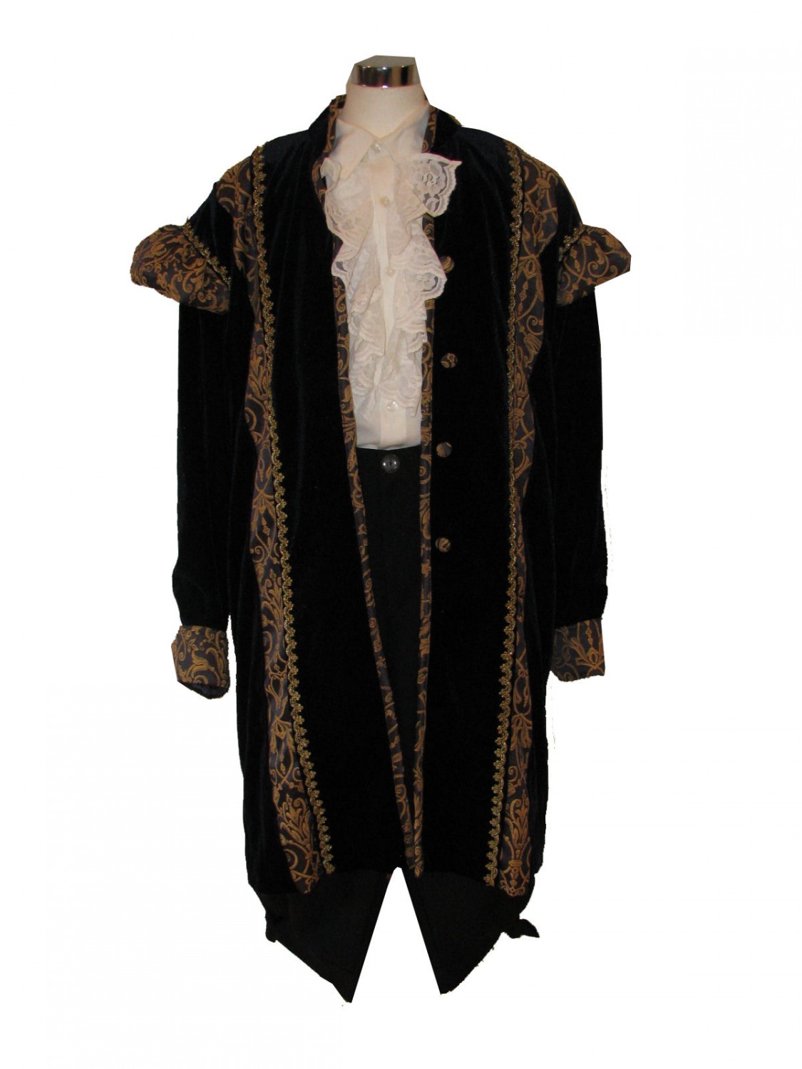 Men's 18th Century Georgian Masked Ball Costume Image