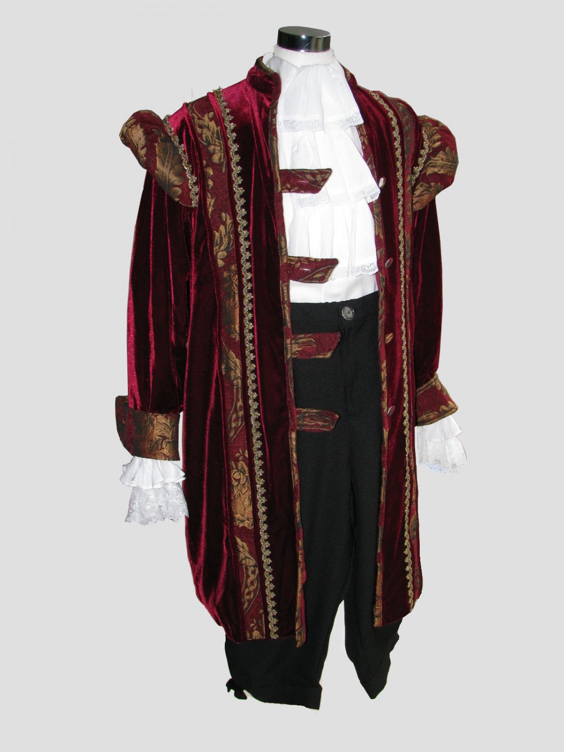 Men's 18th Century Georgian Masked Ball Costume Image