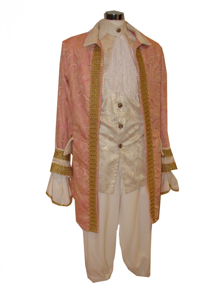 Men's Deluxe 18th Century Masked Ball Costume Image