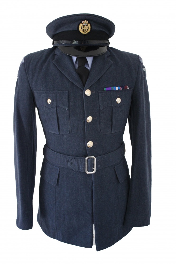 Men's 1940s Wartime RAF Uniform Jacket Chest 36" Image