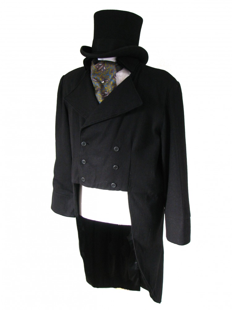 Mens Victorian Edwardian Tailcoat Costume Size Large - XL - Complete ...