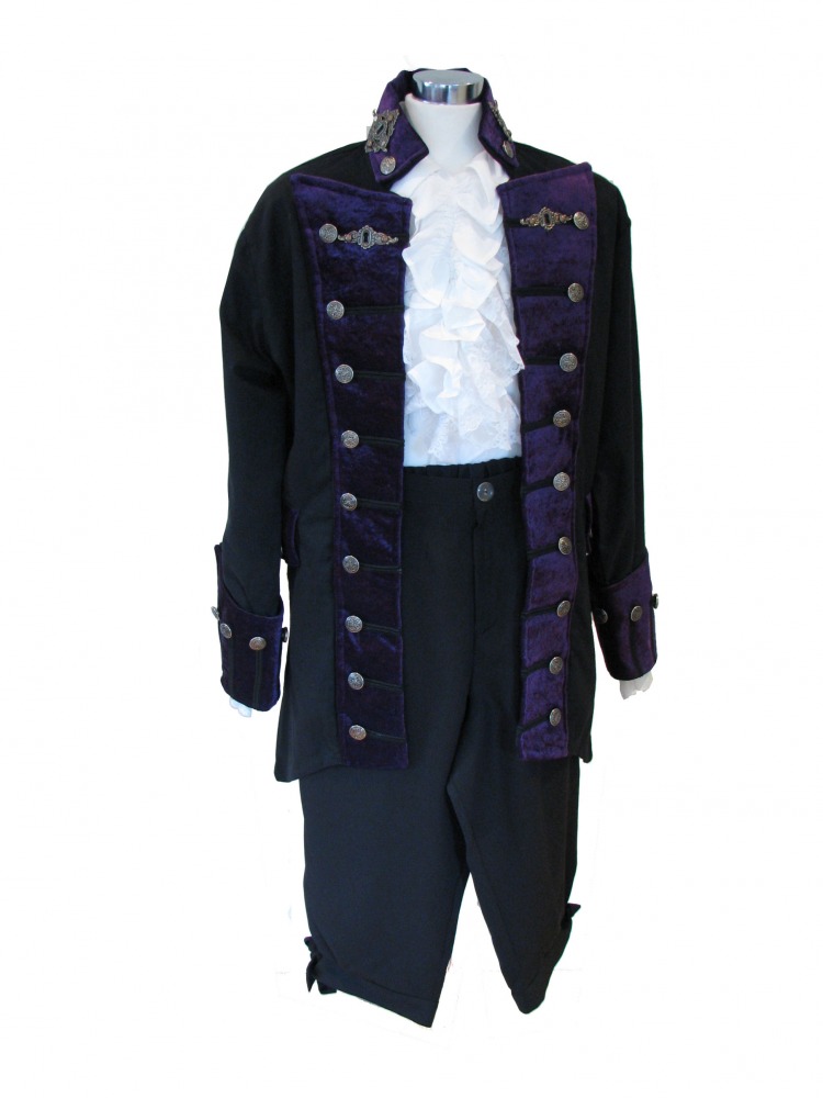 Men's 18th Century Masked Ball Costume Image
