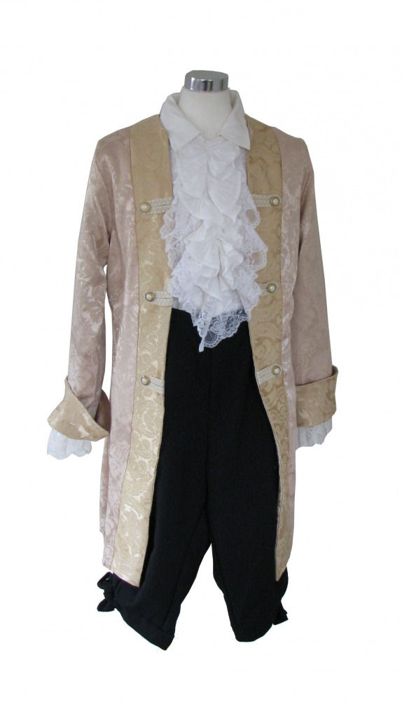 Men's Deluxe 18th Century Masked Ball Costume Image