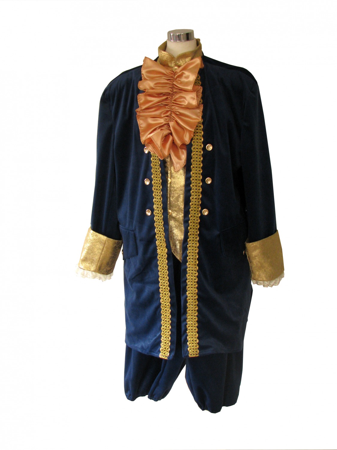 Deluxe Men's 18th Century Masked Ball Costume Size XL Image